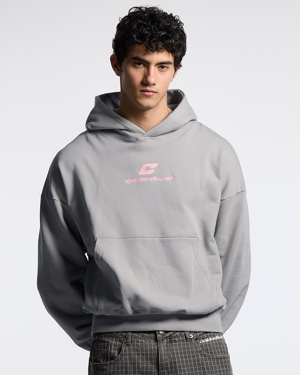 CURVED HOODIE GREY - Cold Culture #man