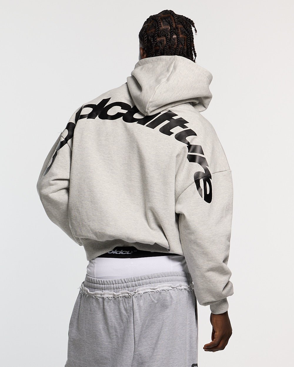 CURVED HOODIE GREY VIGORÉ - Cold Culture #man