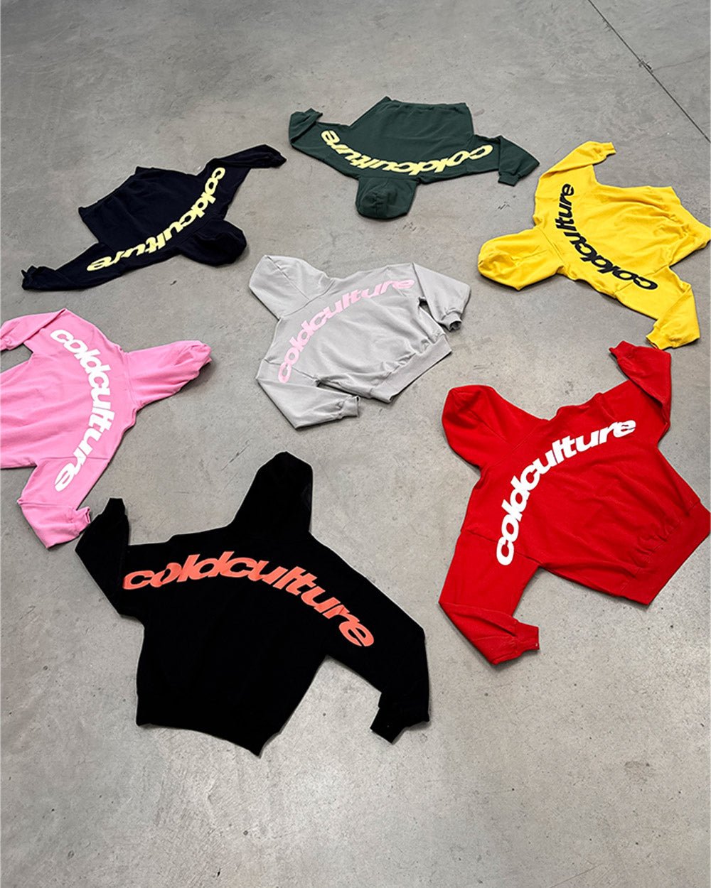 CURVED HOODIE JUNGLE GREEN - Cold Culture