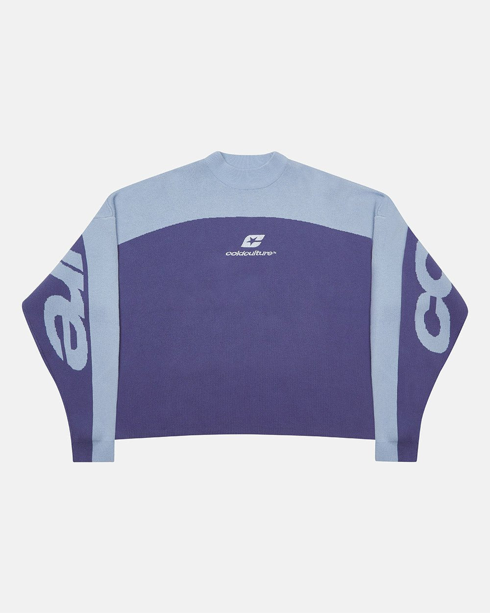 CURVED KNIT BLUE - Cold Culture