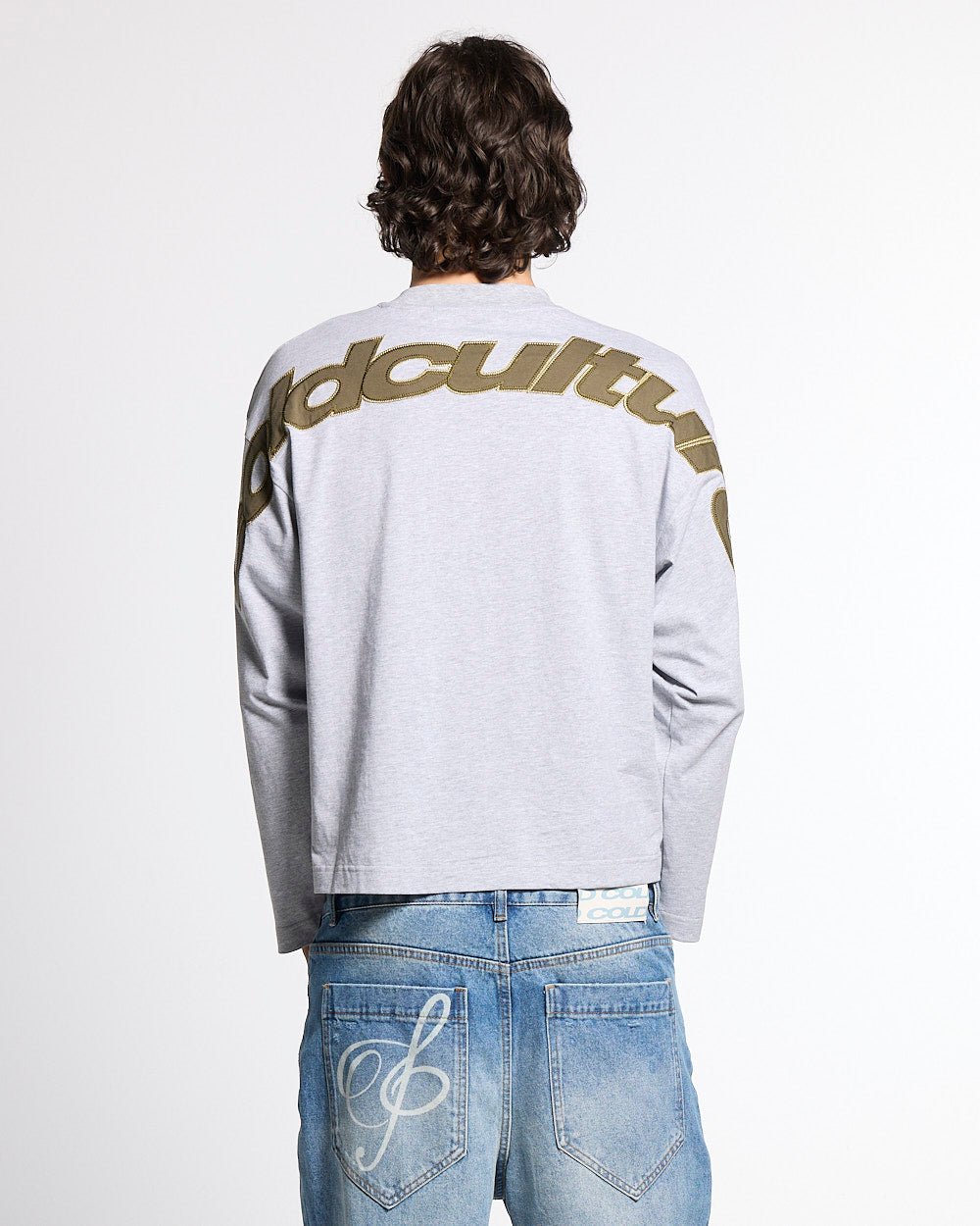 CURVED KNOTS LONGSLEEVE HEATHER GREY - Cold Culture