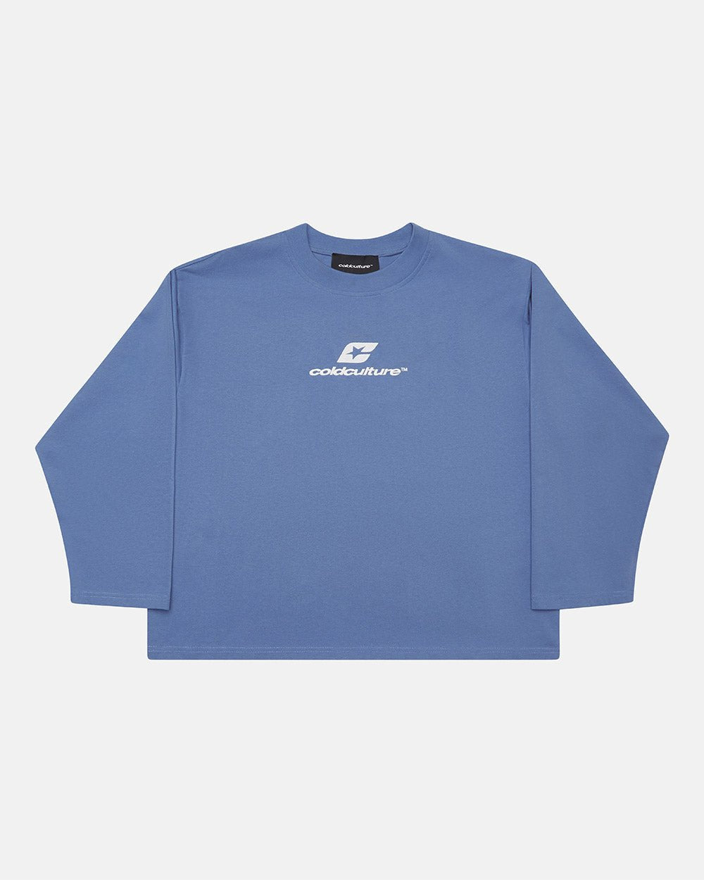 CURVED LONGSLEEVE BLUE - COLD CULTURE