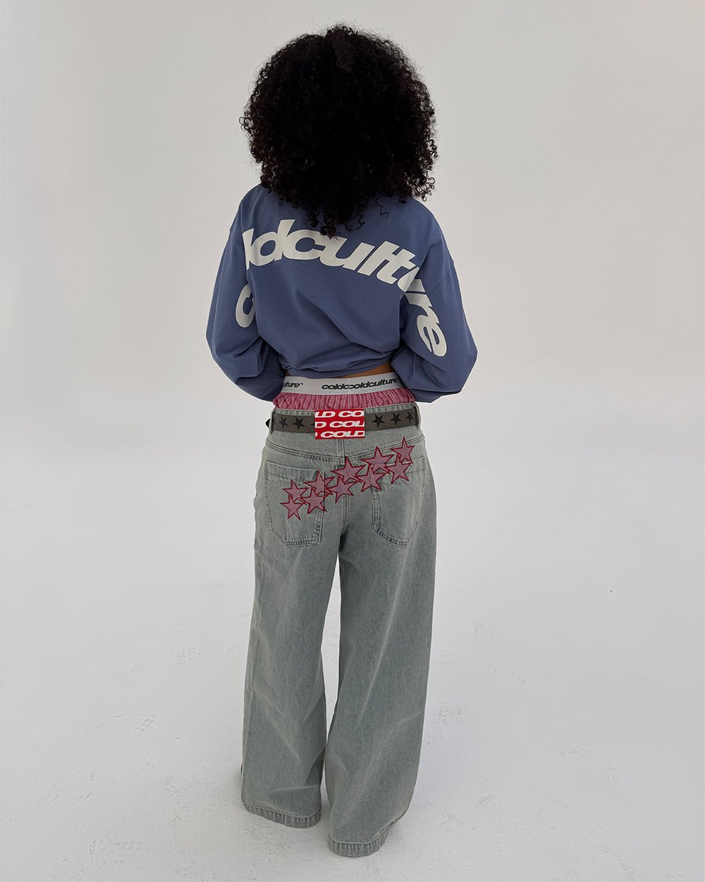 CURVED LONGSLEEVE BLUE - COLD CULTURE