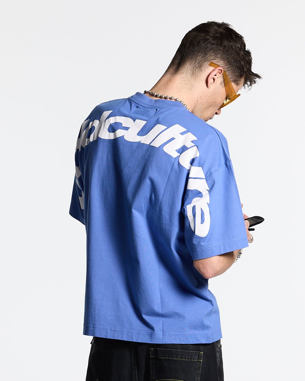 CURVED TEE AMPARO BLUE - COLD CULTURE