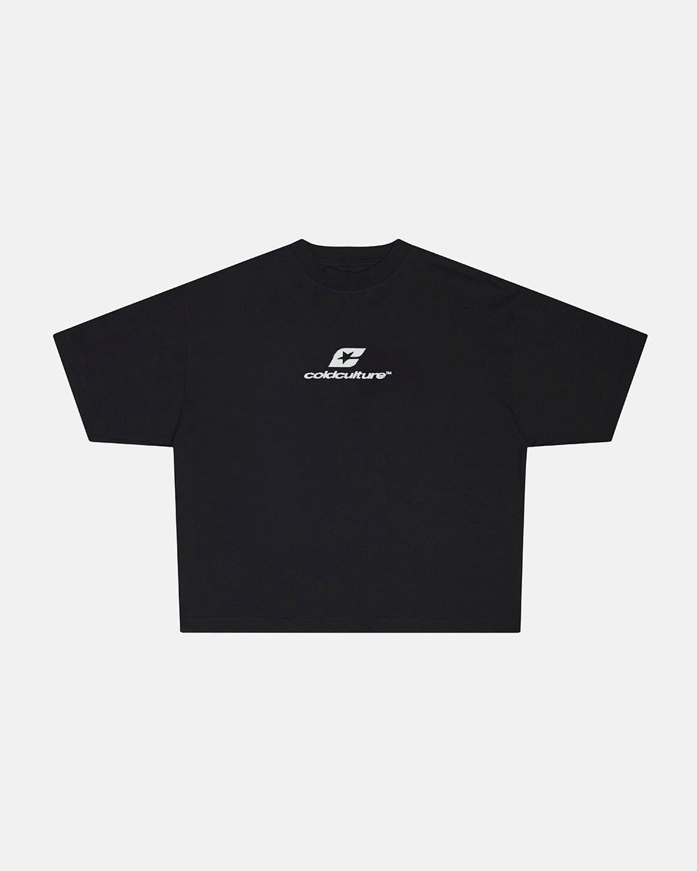 CURVED TEE BLACK & WHITE - Cold Culture