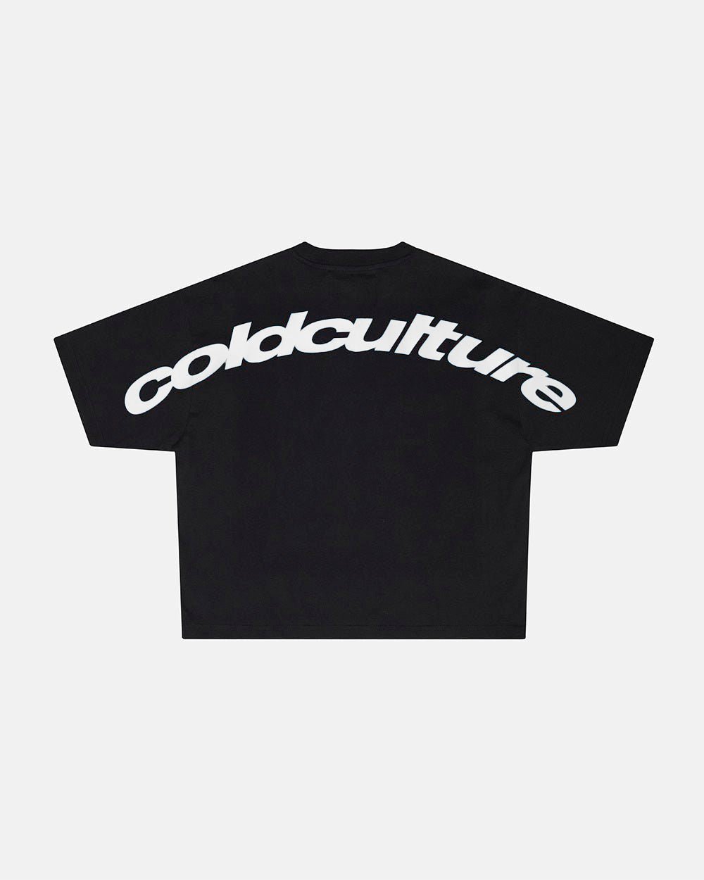 CURVED TEE BLACK & WHITE - Cold Culture