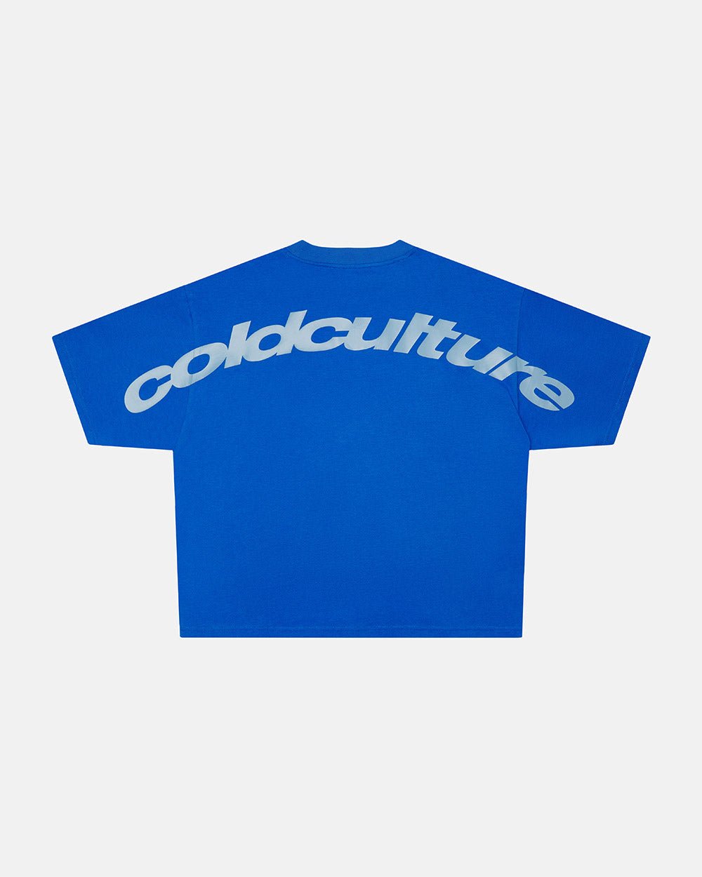 CURVED TEE BLUE - COLD CULTURE