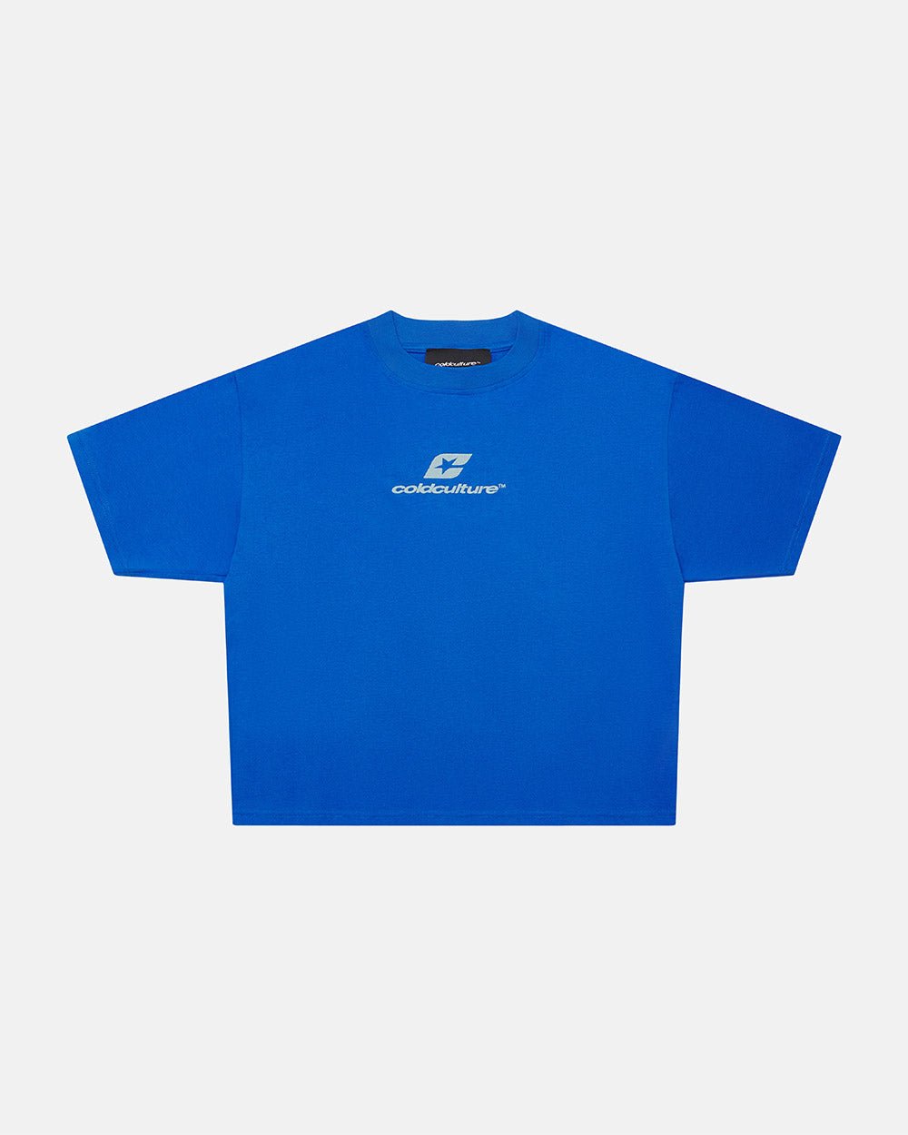 CURVED TEE BLUE - COLD CULTURE