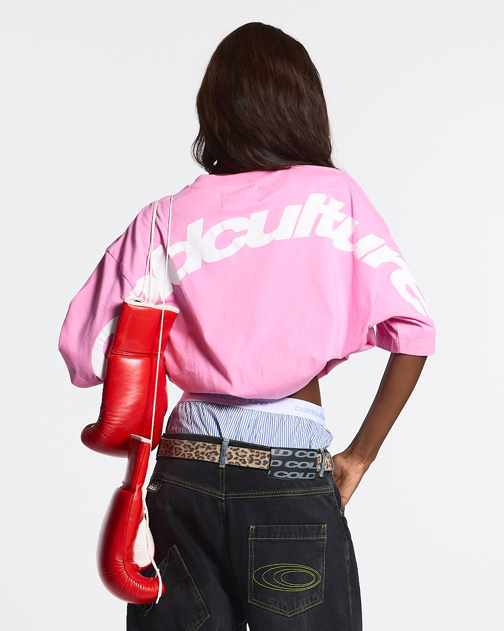 CURVED TEE FUCHSIA PINK - COLD CULTURE