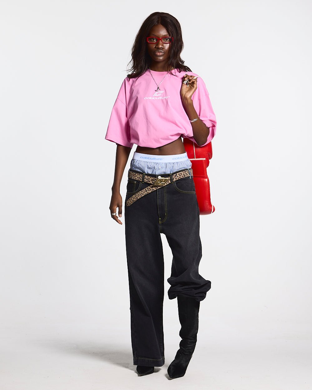 CURVED TEE FUCHSIA PINK - COLD CULTURE