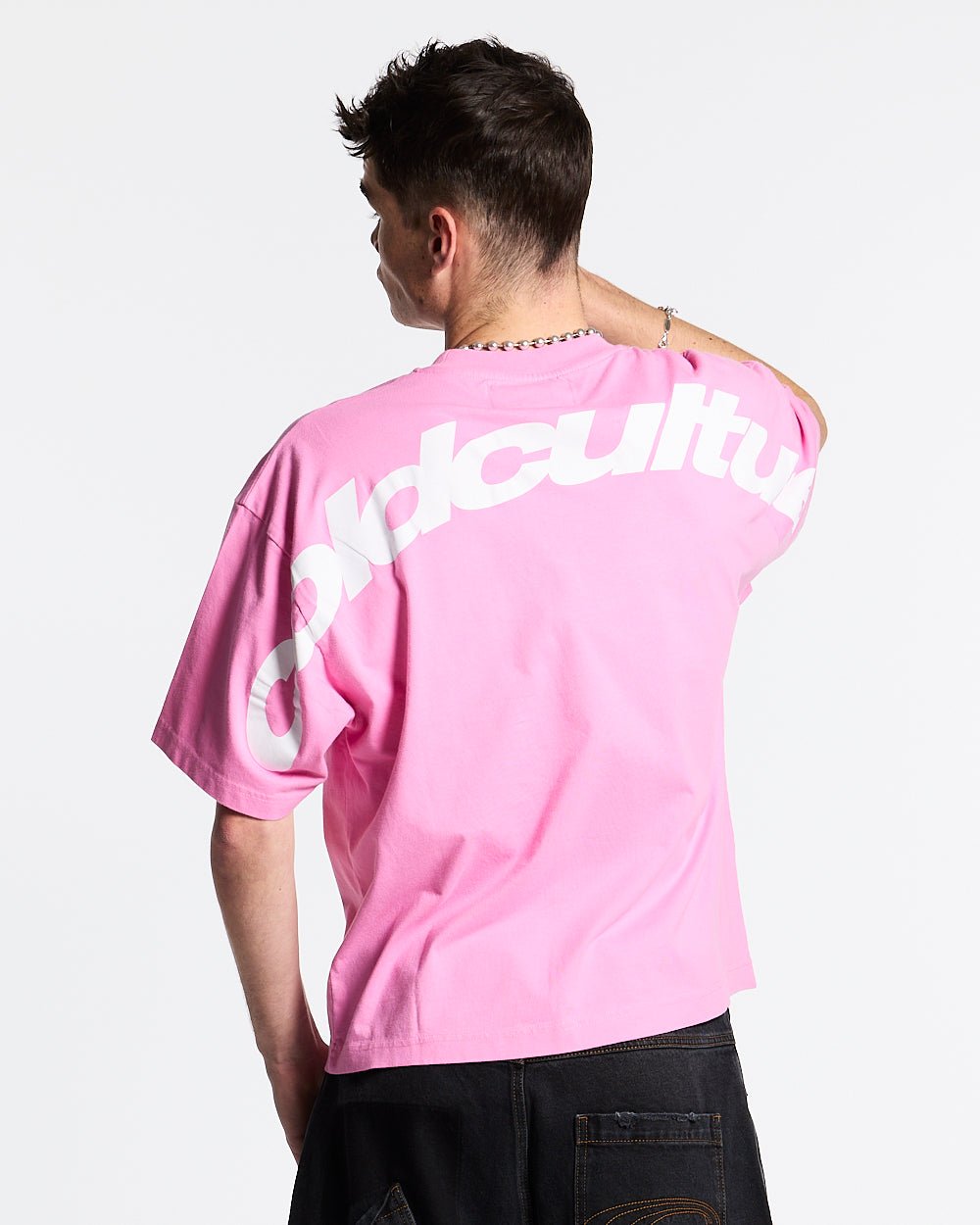 CURVED TEE FUCHSIA PINK - COLD CULTURE