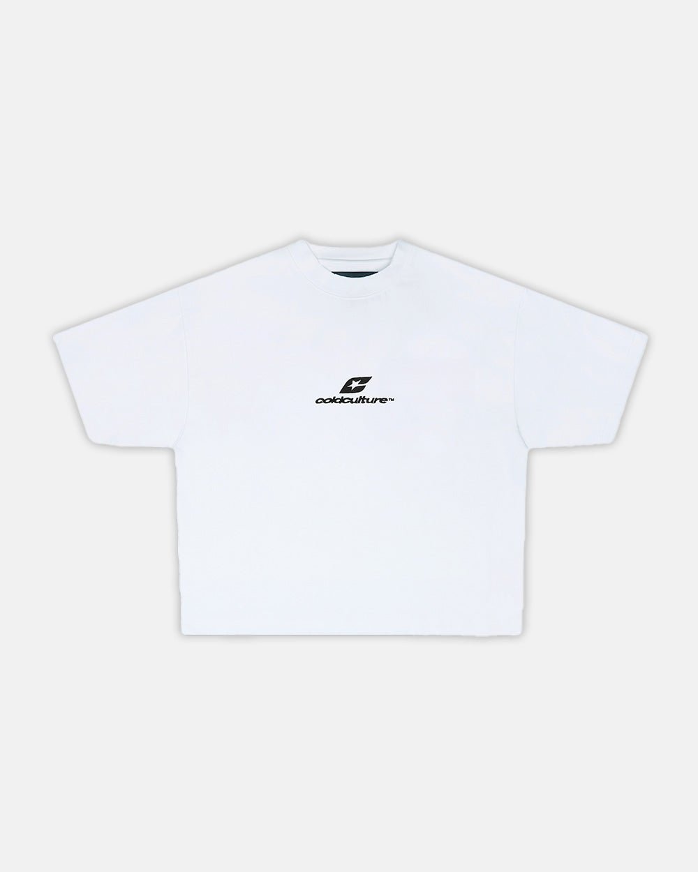 CURVED TEE WHITE - Cold Culture