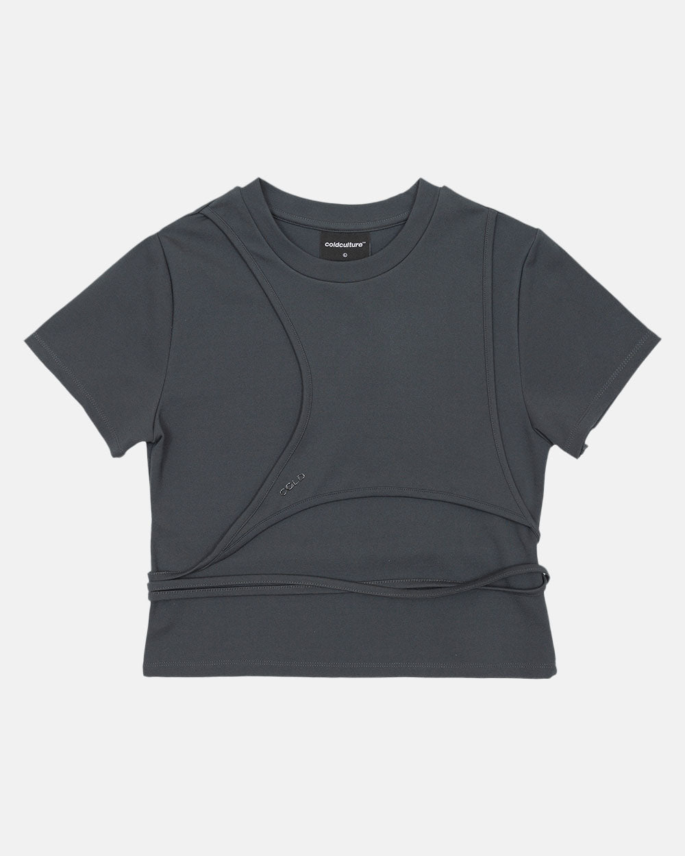 DECONSTRUCTED TEE DARK BLUE - COLD CULTURE