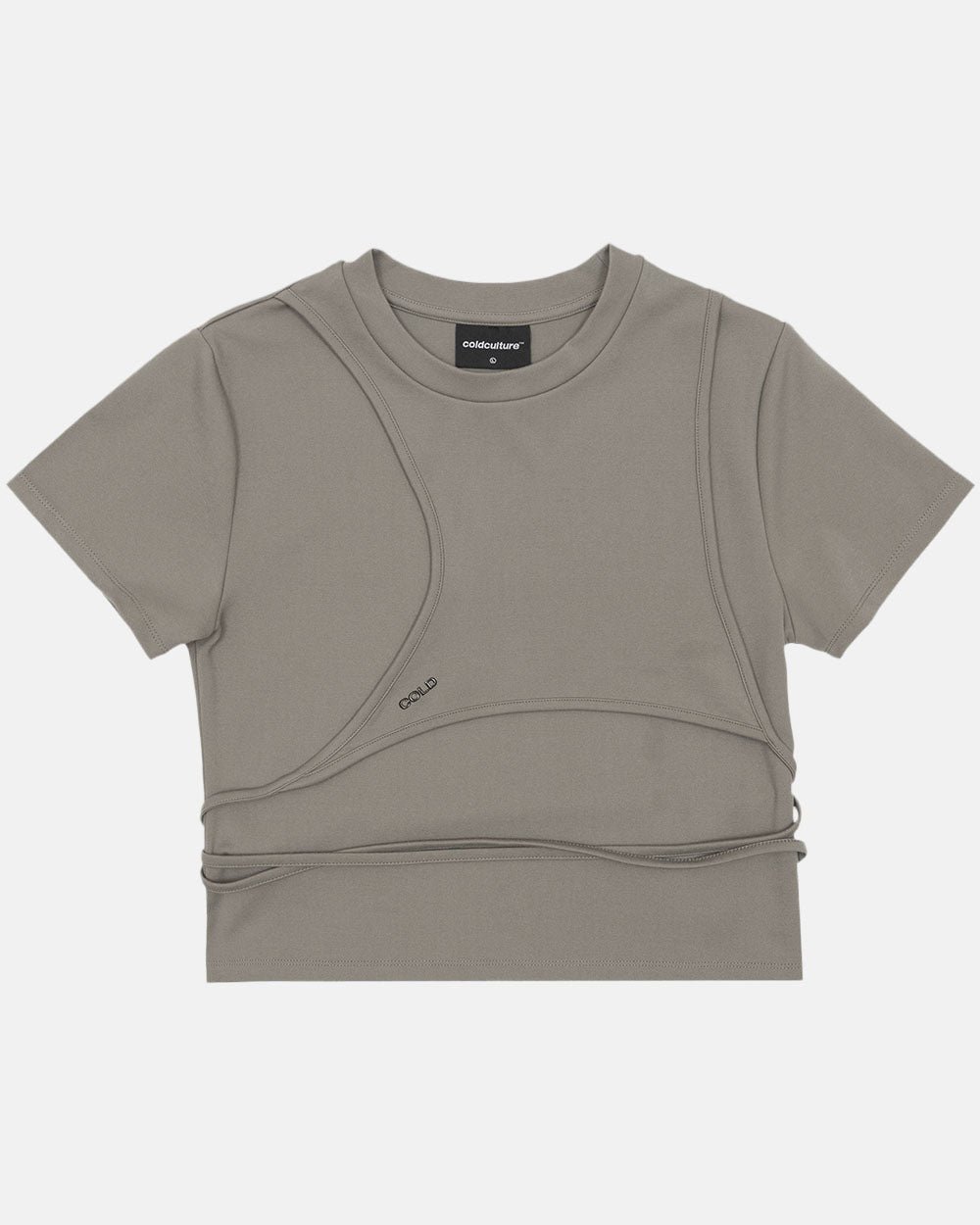 DECONSTRUCTED TEE QUARTZ GREY - COLD CULTURE