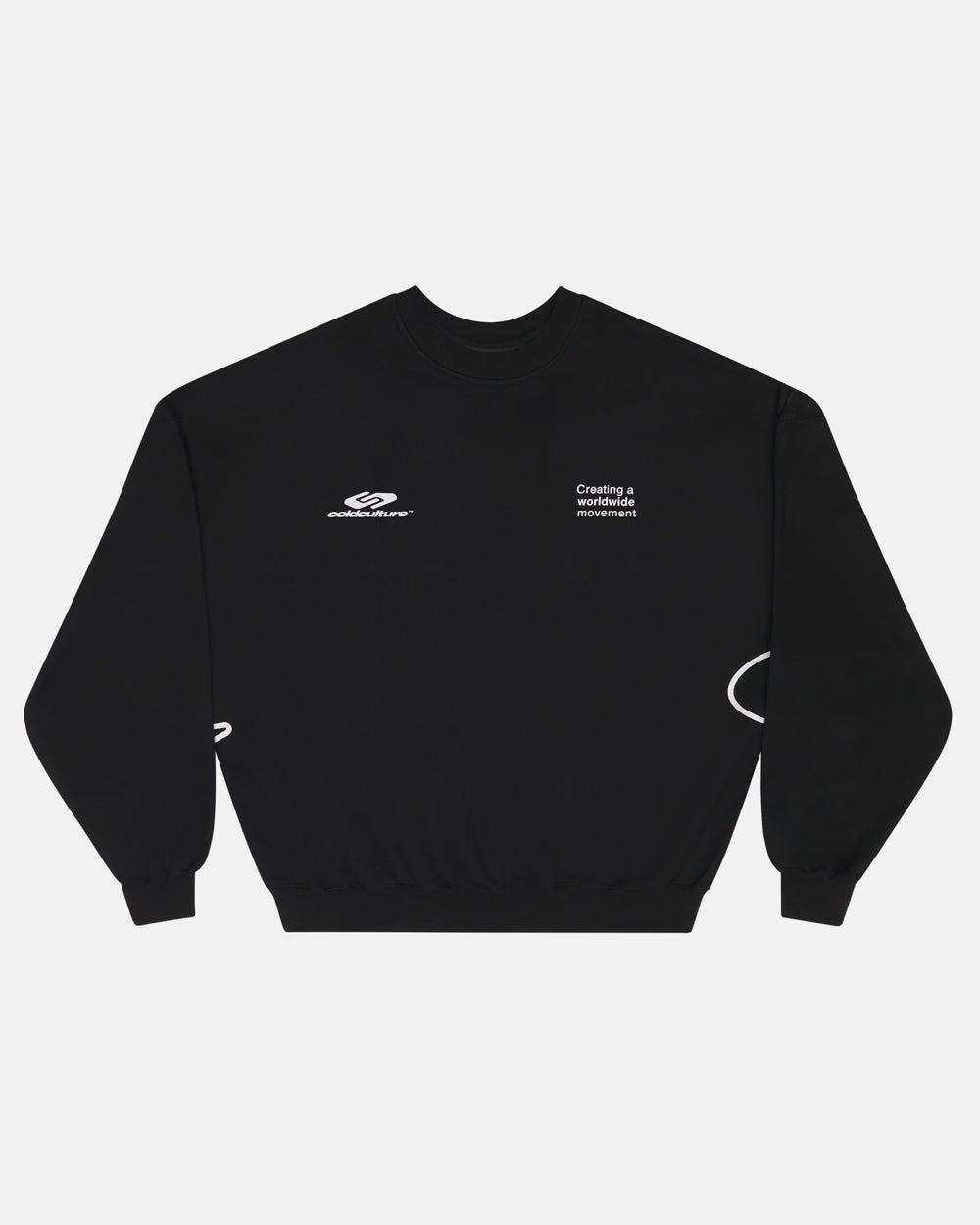 DEFENSE CREWNECK BLACK - COLD CULTURE
