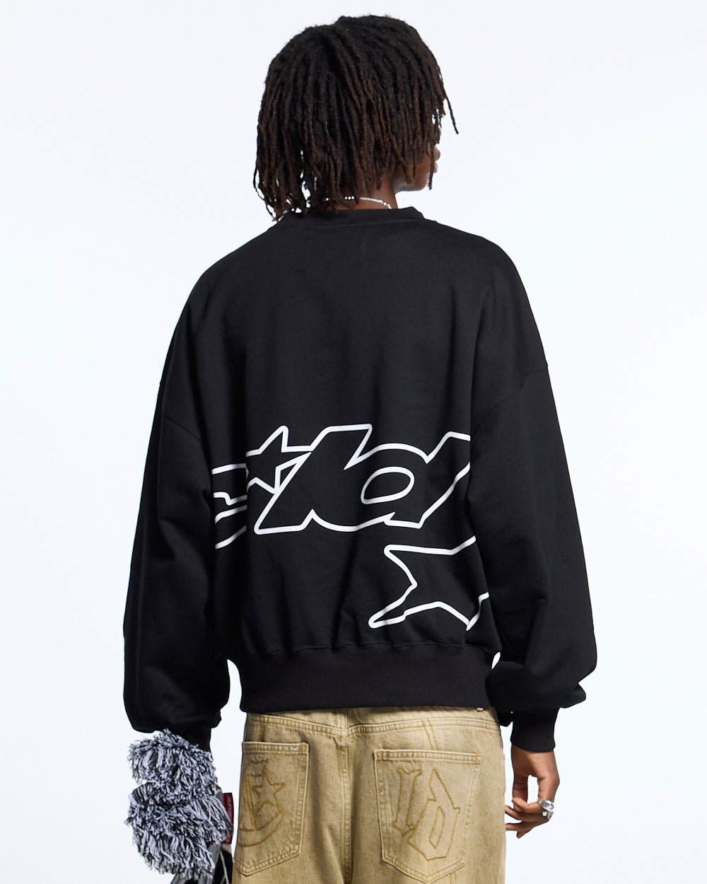 DEFENSE CREWNECK BLACK - COLD CULTURE