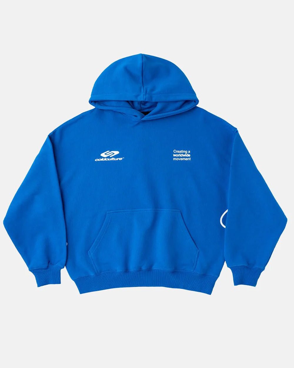 DEFENSE HOODIE ELECTRIC BLUE - COLD CULTURE