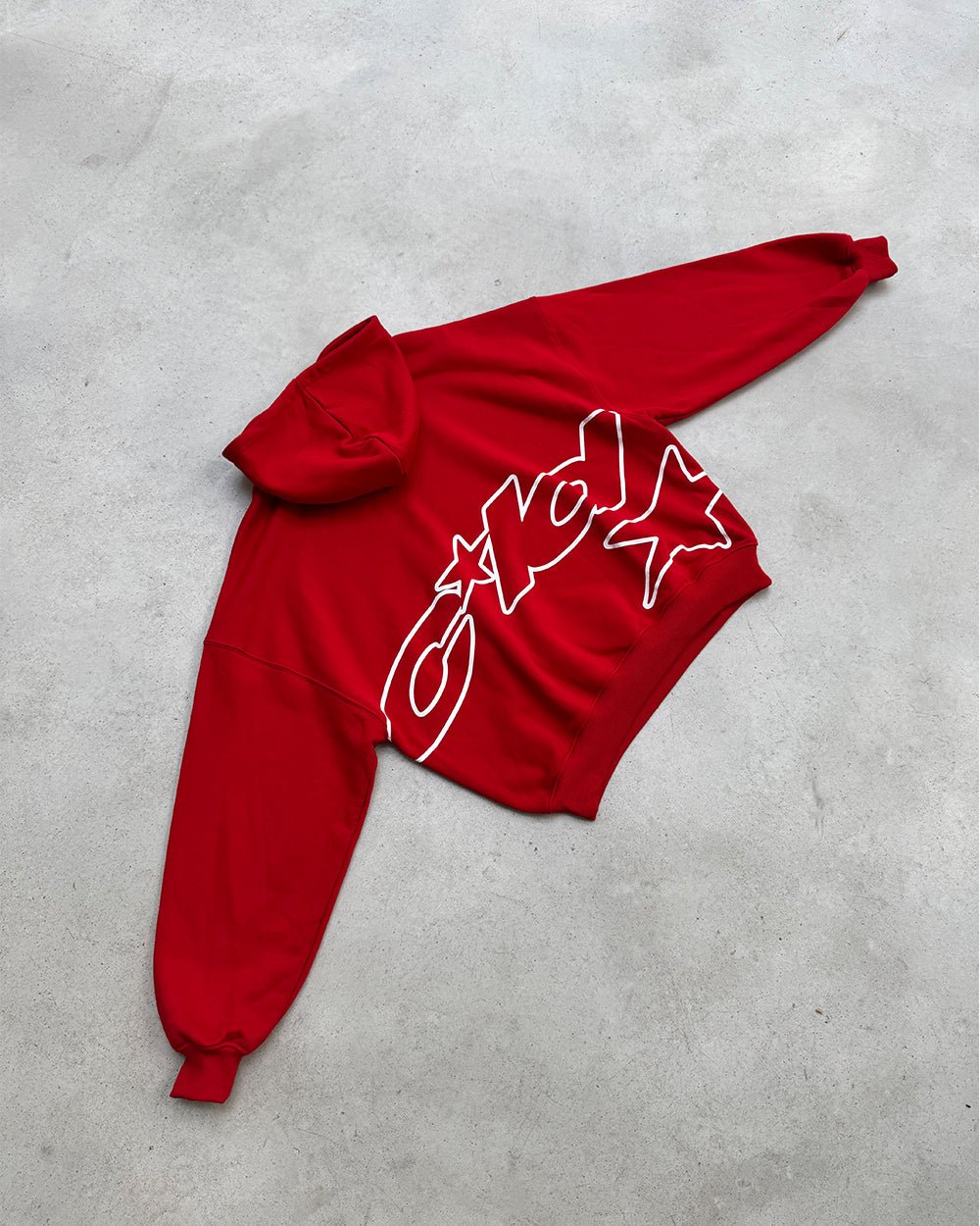 DEFENSE HOODIE RED - COLD CULTURE