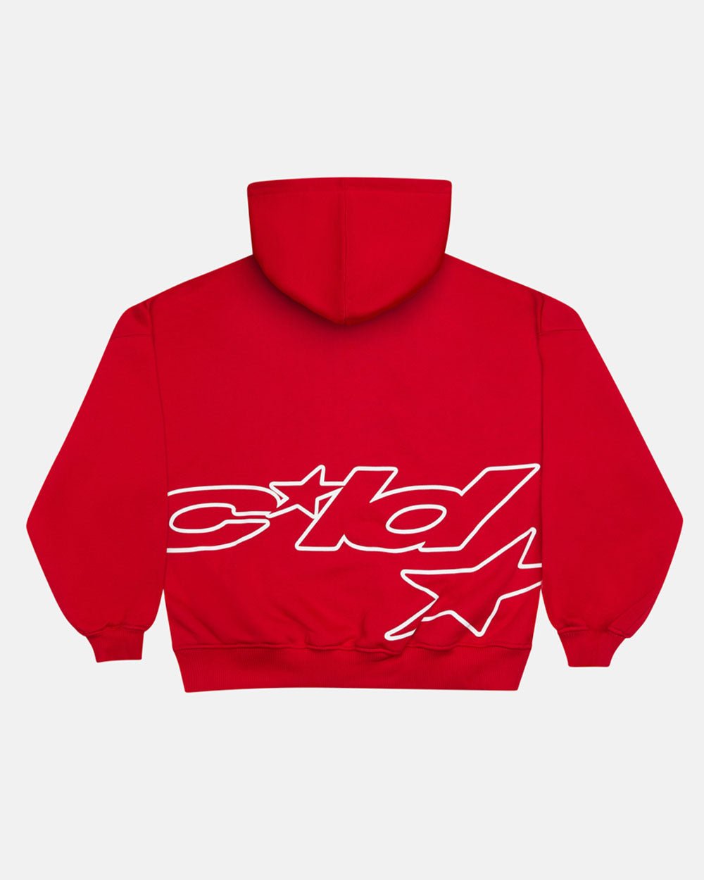 DEFENSE HOODIE RED - COLD CULTURE