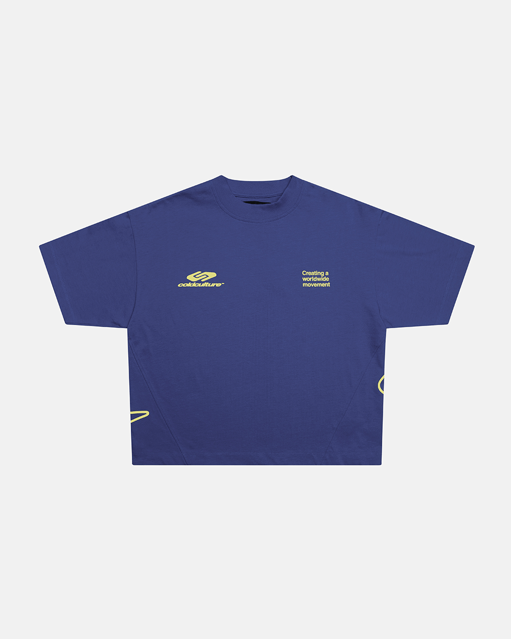 DEFENSE TEE DARK BLUE - COLD CULTURE