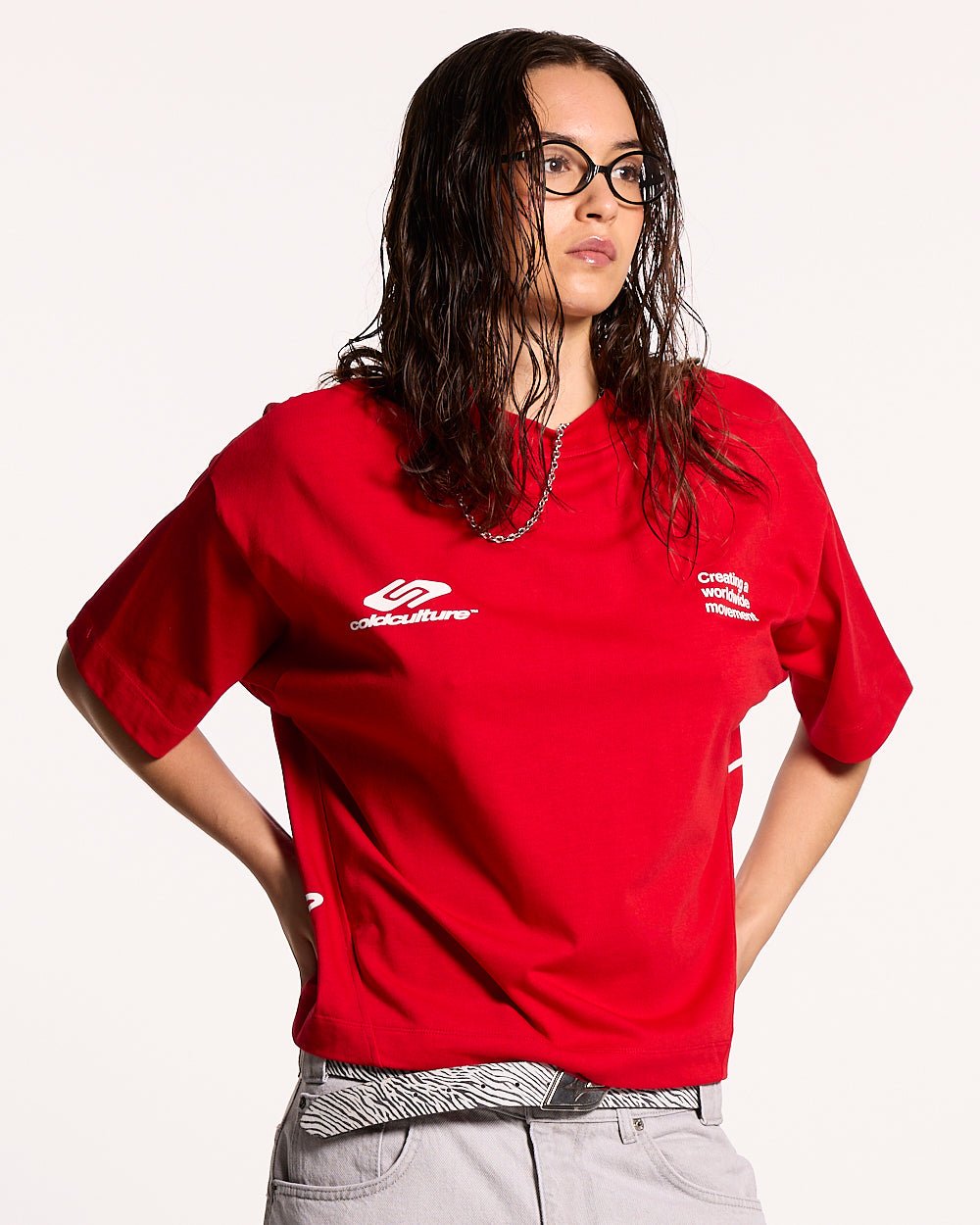 DEFENSE TEE RED - COLD CULTURE