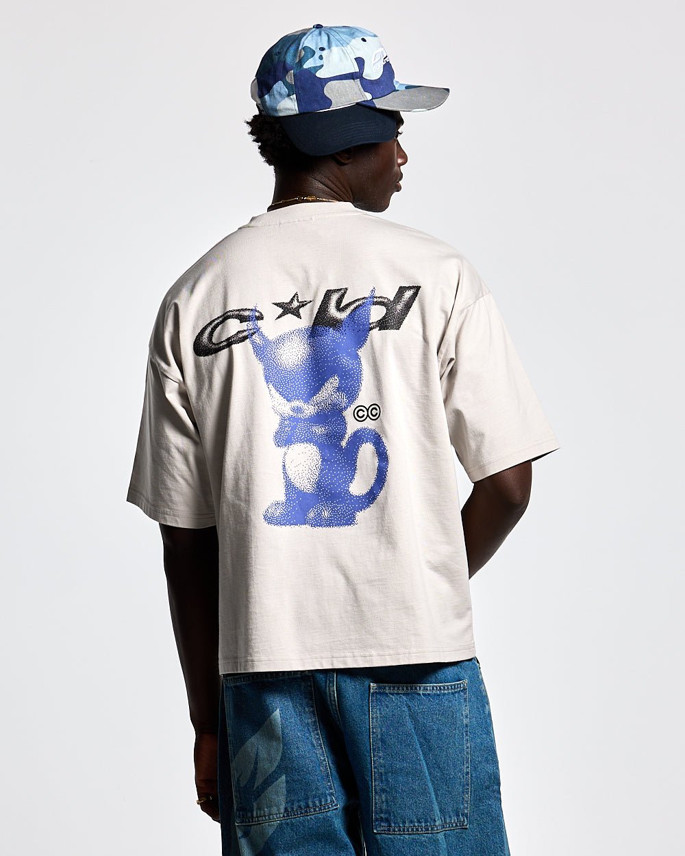 DEMON TEE WIND GREY - COLD CULTURE