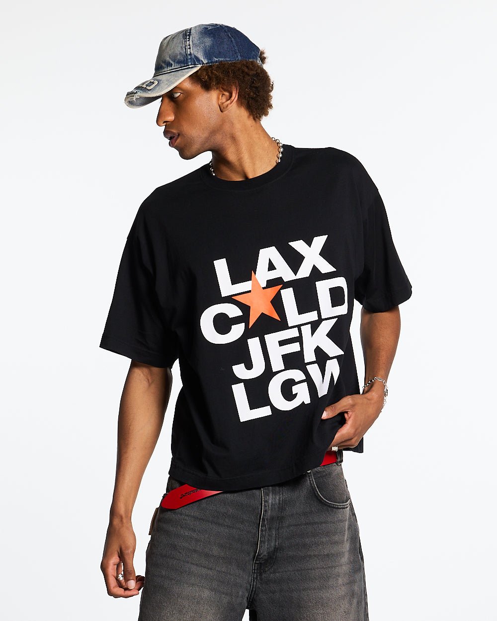 DEPARTURES TEE BLACK - COLD CULTURE