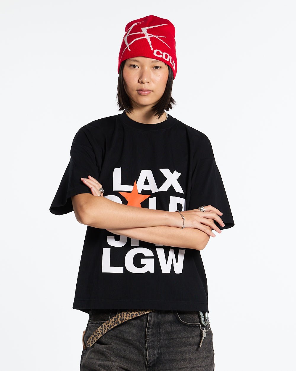 DEPARTURES TEE BLACK - COLD CULTURE