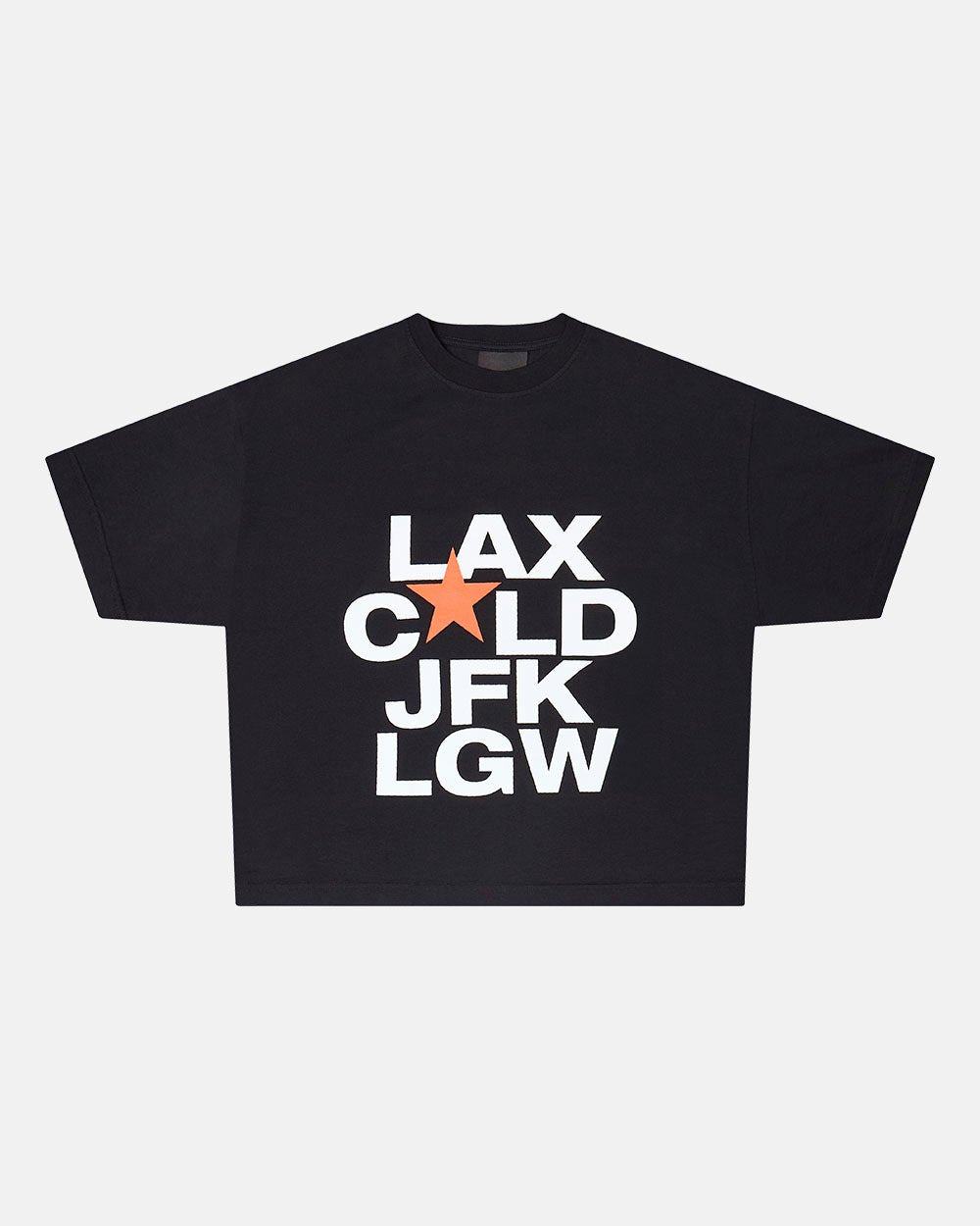 DEPARTURES TEE BLACK - COLD CULTURE