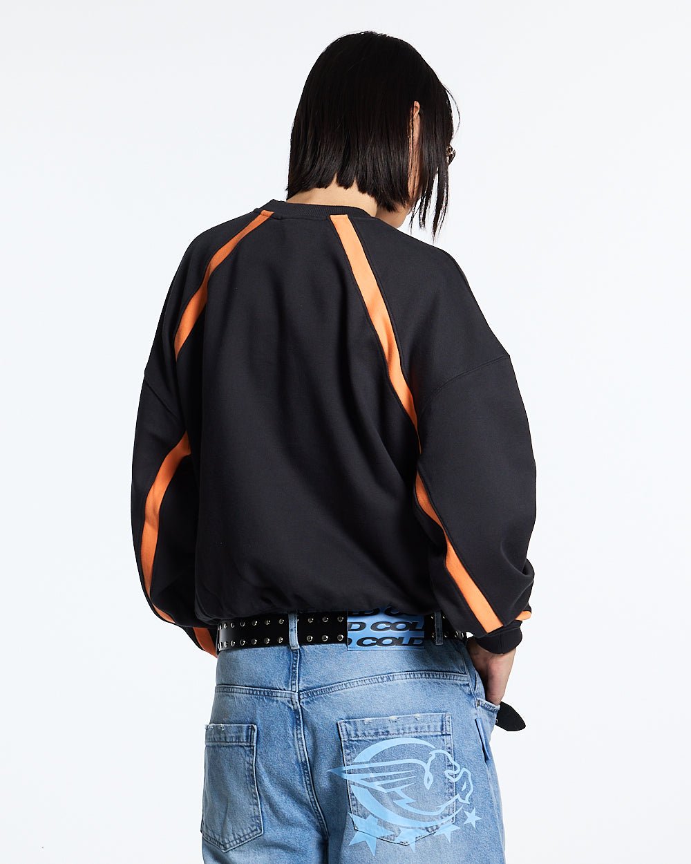 DETAILED CREWNECK BLACK - COLD CULTURE