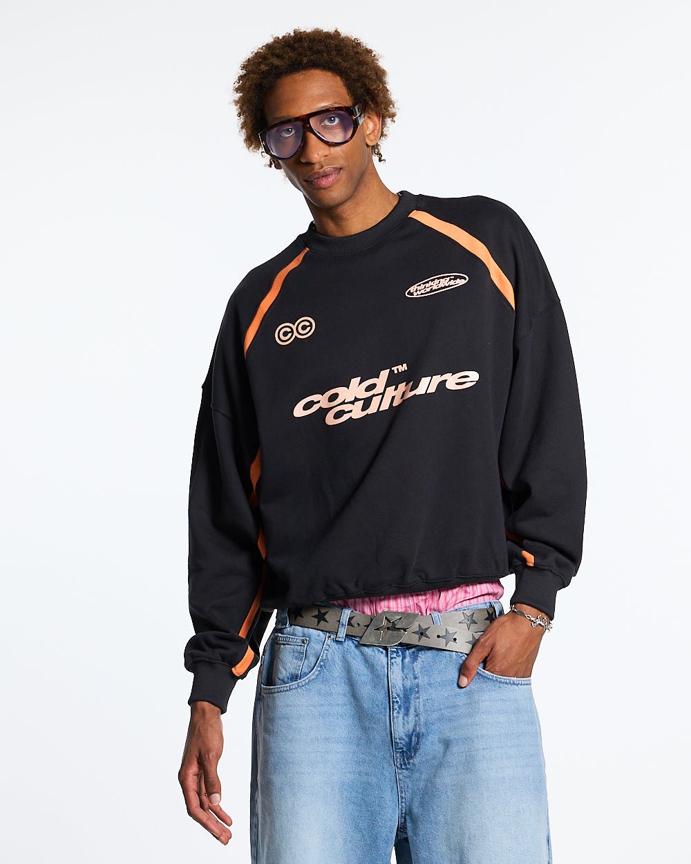 DETAILED CREWNECK BLACK - COLD CULTURE