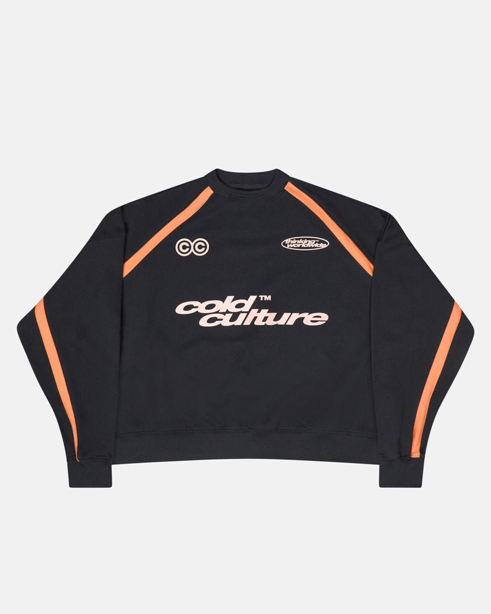 DETAILED CREWNECK BLACK - COLD CULTURE