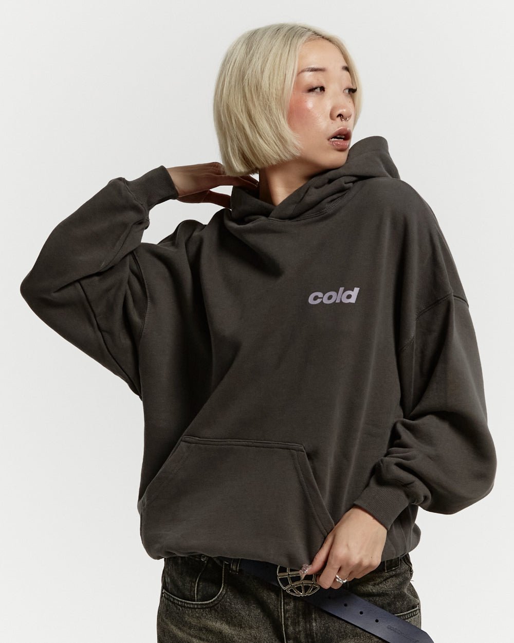 DICE HOODIE GREY - COLD CULTURE