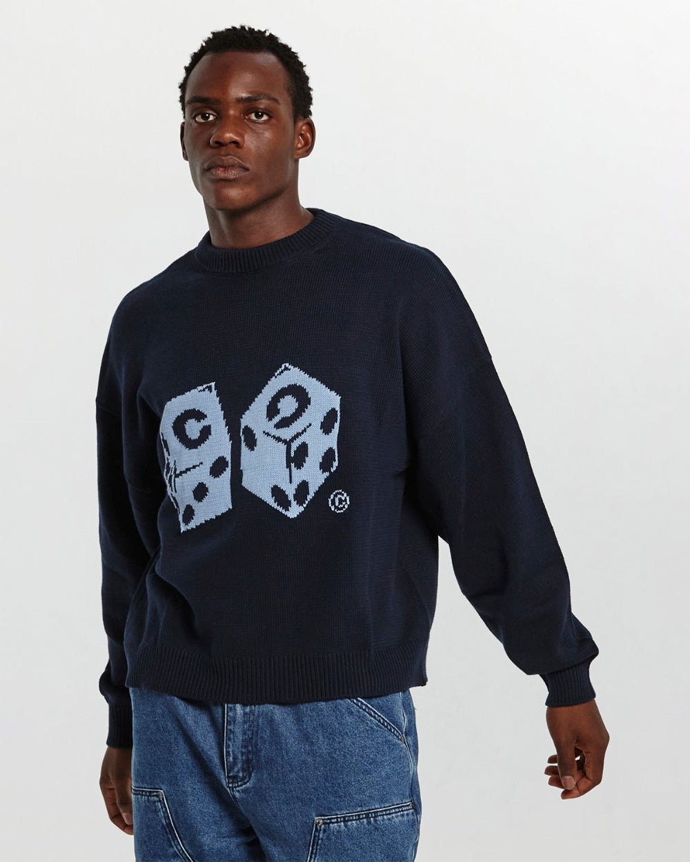 DICE KNIT NIGHT BLUE - COLD CULTURE