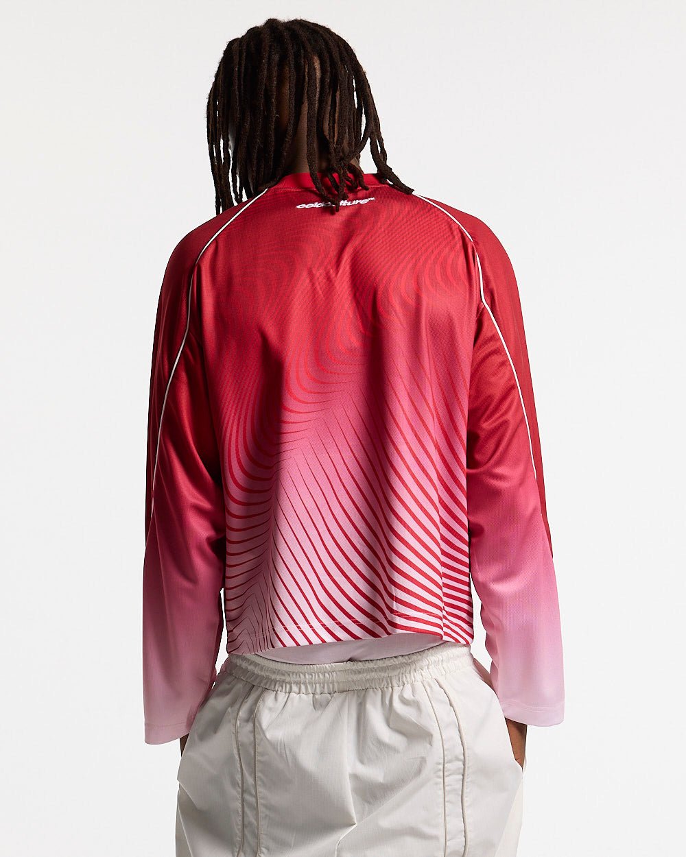 DIFFUSION LONGSLEEVE RED & WHITE - Cold Culture #man