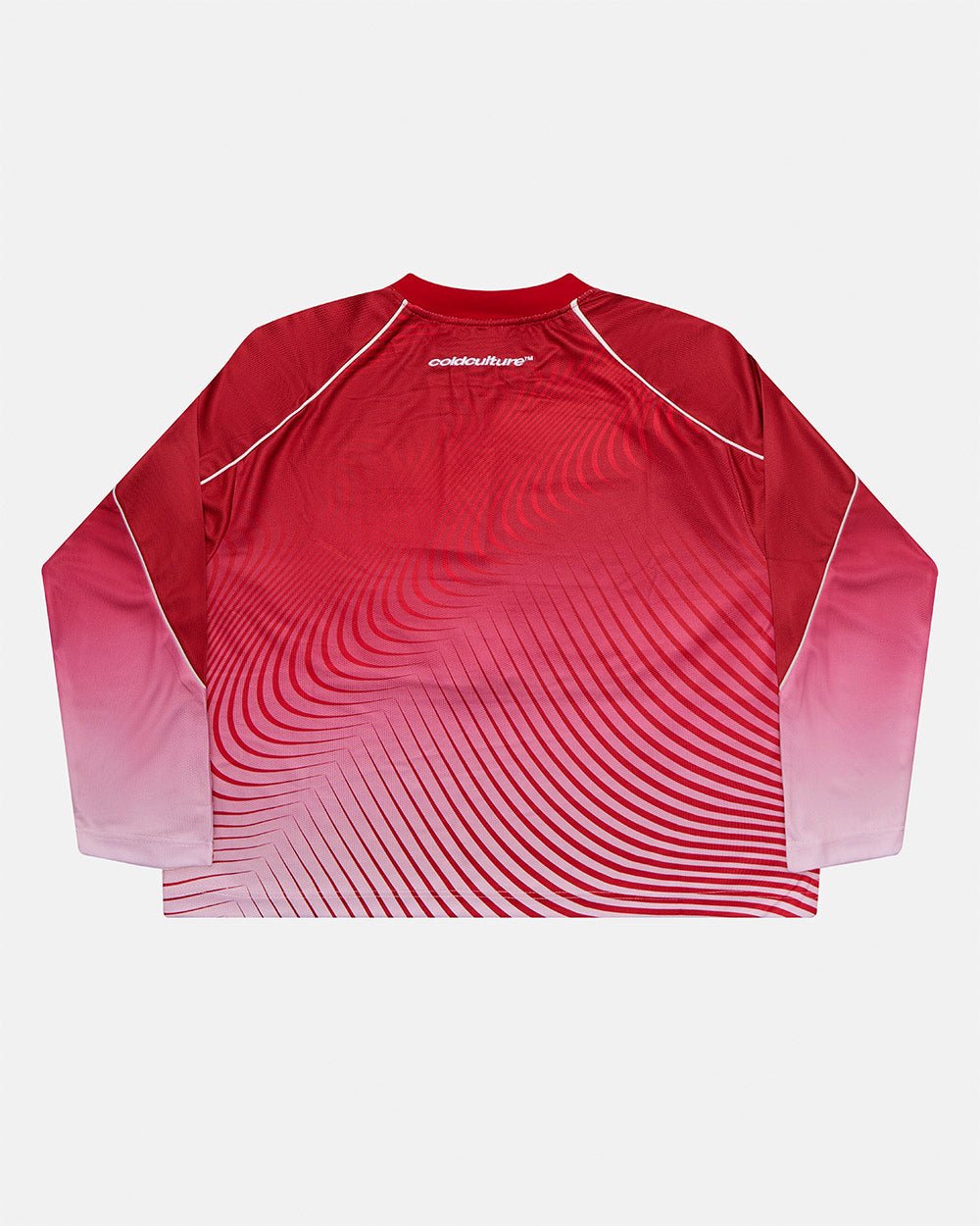 DIFFUSION LONGSLEEVE RED & WHITE - Cold Culture