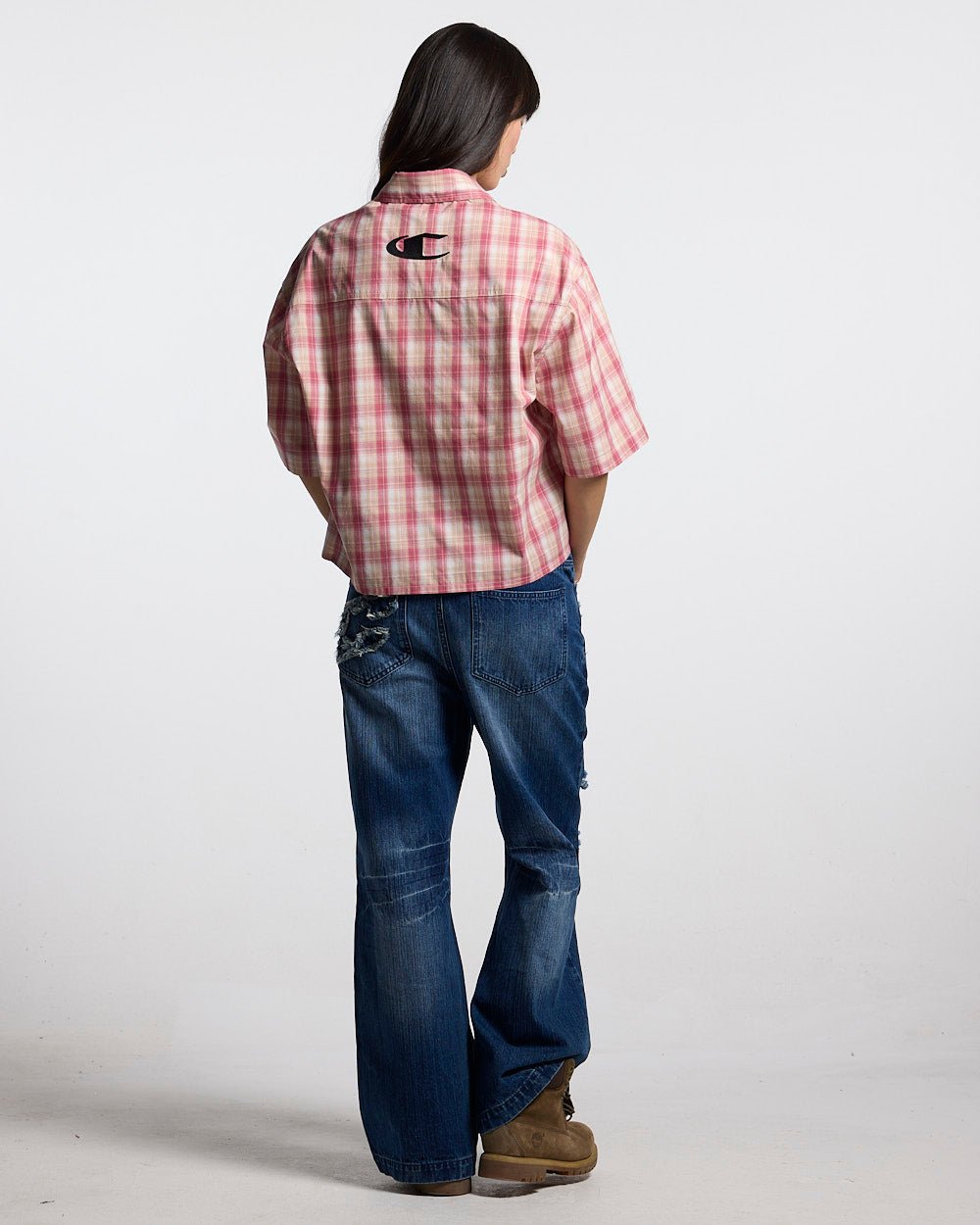 DISTORTED CHECK SHIRT - Cold Culture #woman