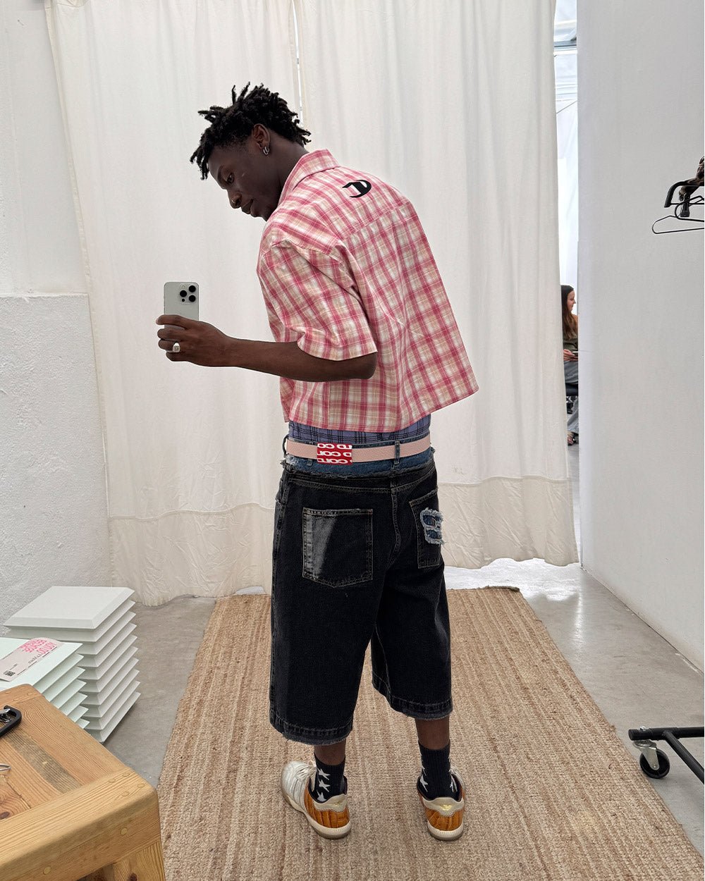 DISTORTED CHECK SHIRT - COLD CULTURE