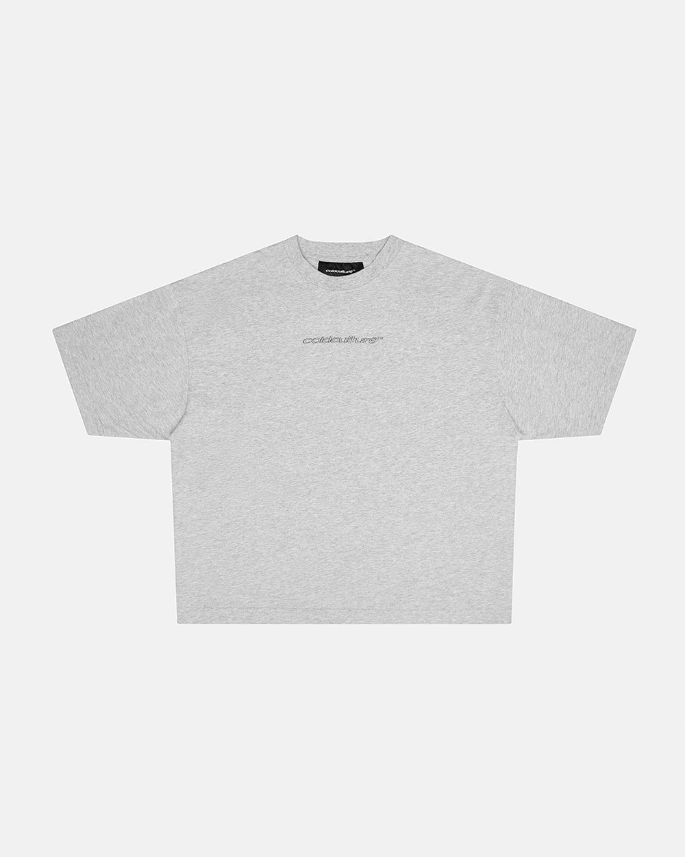 DISTRESS CURVED TEE GREY VIGORÉ - Cold Culture