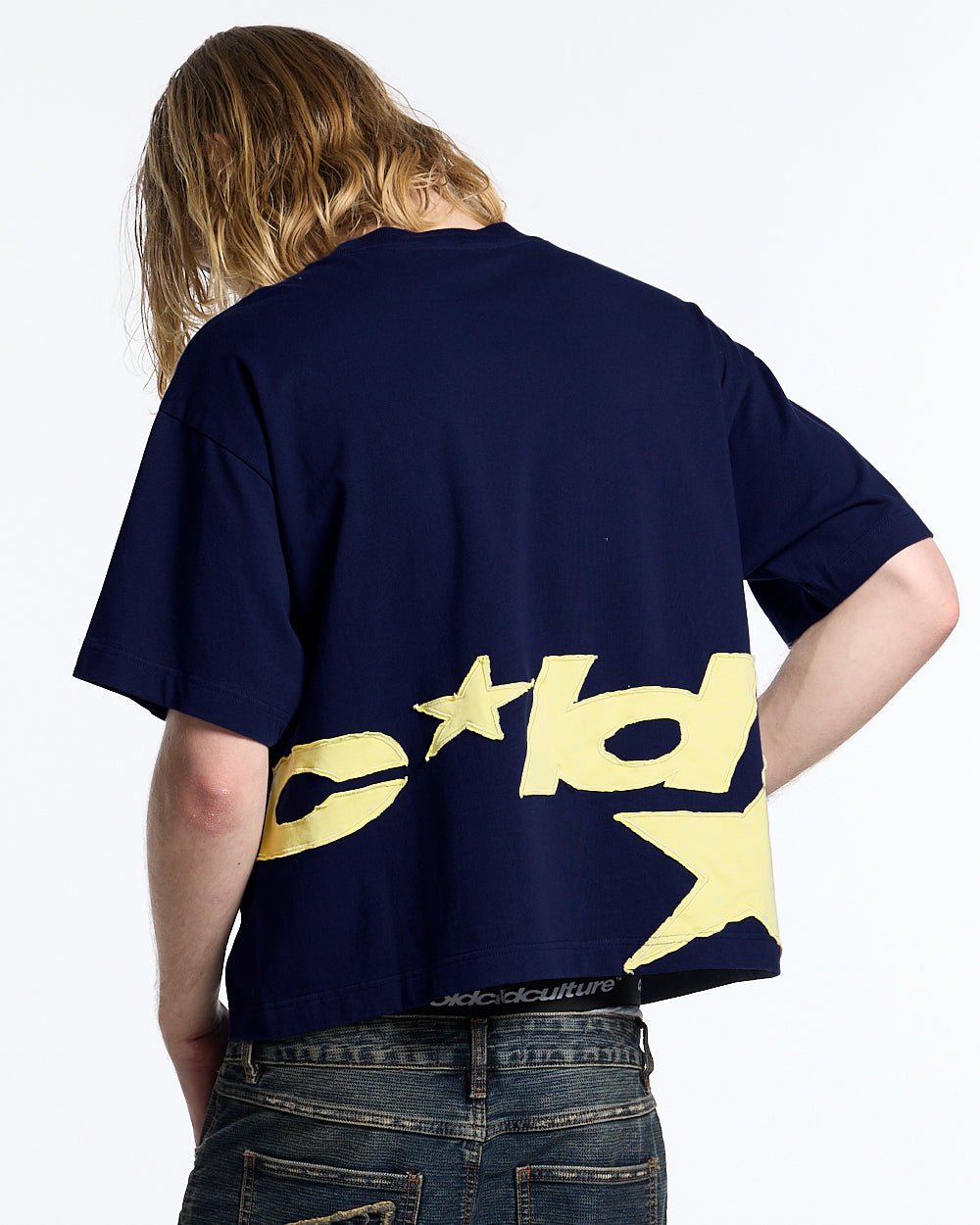 DISTRESS DEFENSE TEE NAVY - Cold Culture