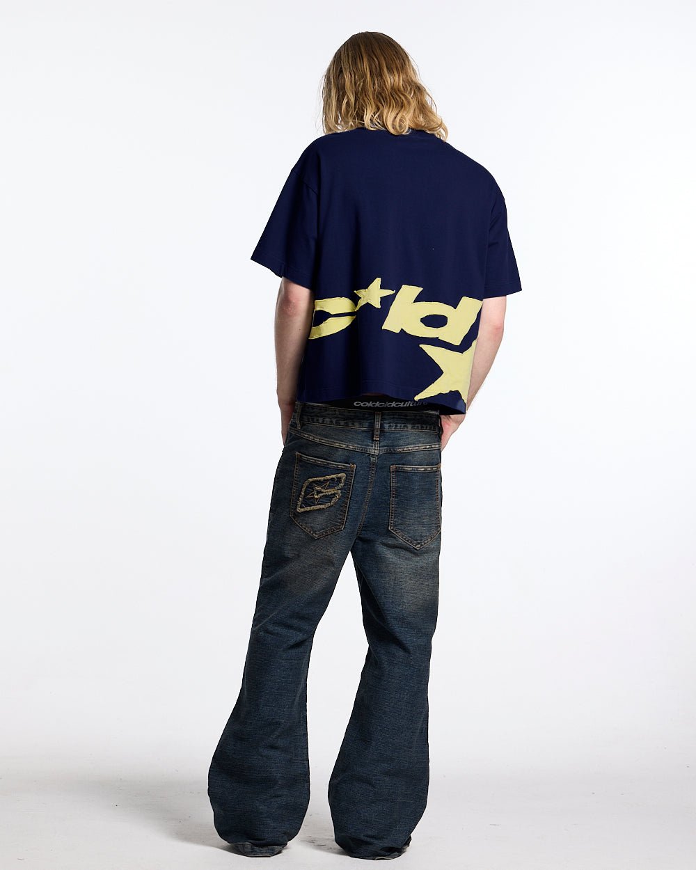 DISTRESS DEFENSE TEE NAVY - Cold Culture