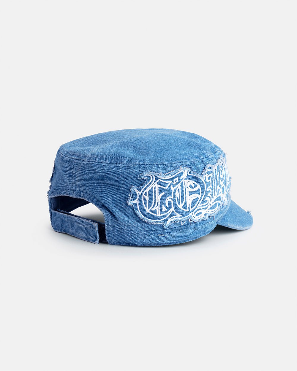 DISTRESS GOTHIC CAP DENIM - Cold Culture