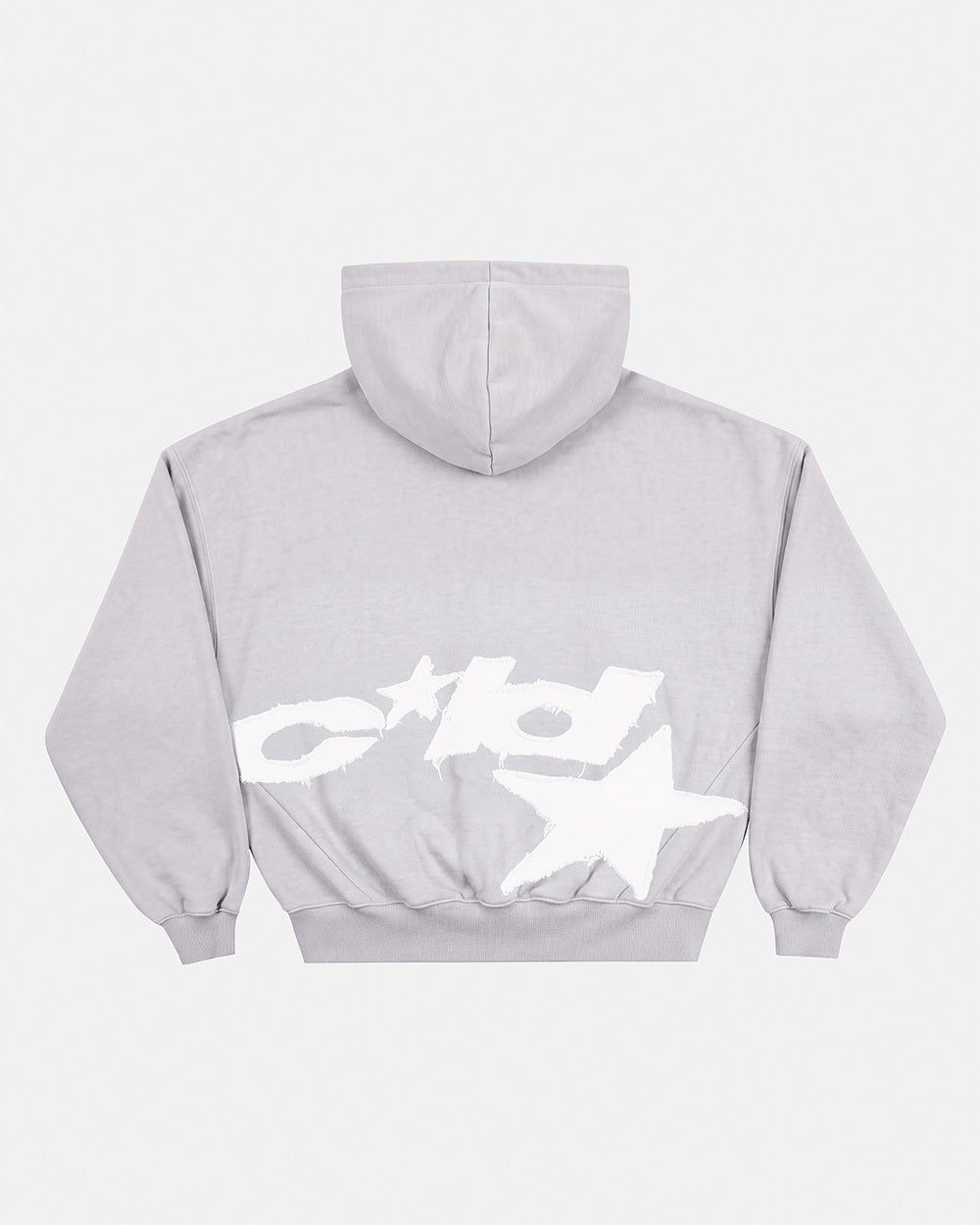 DISTRESSED DEFENSE HOODIE HEATHER GREY - Cold Culture