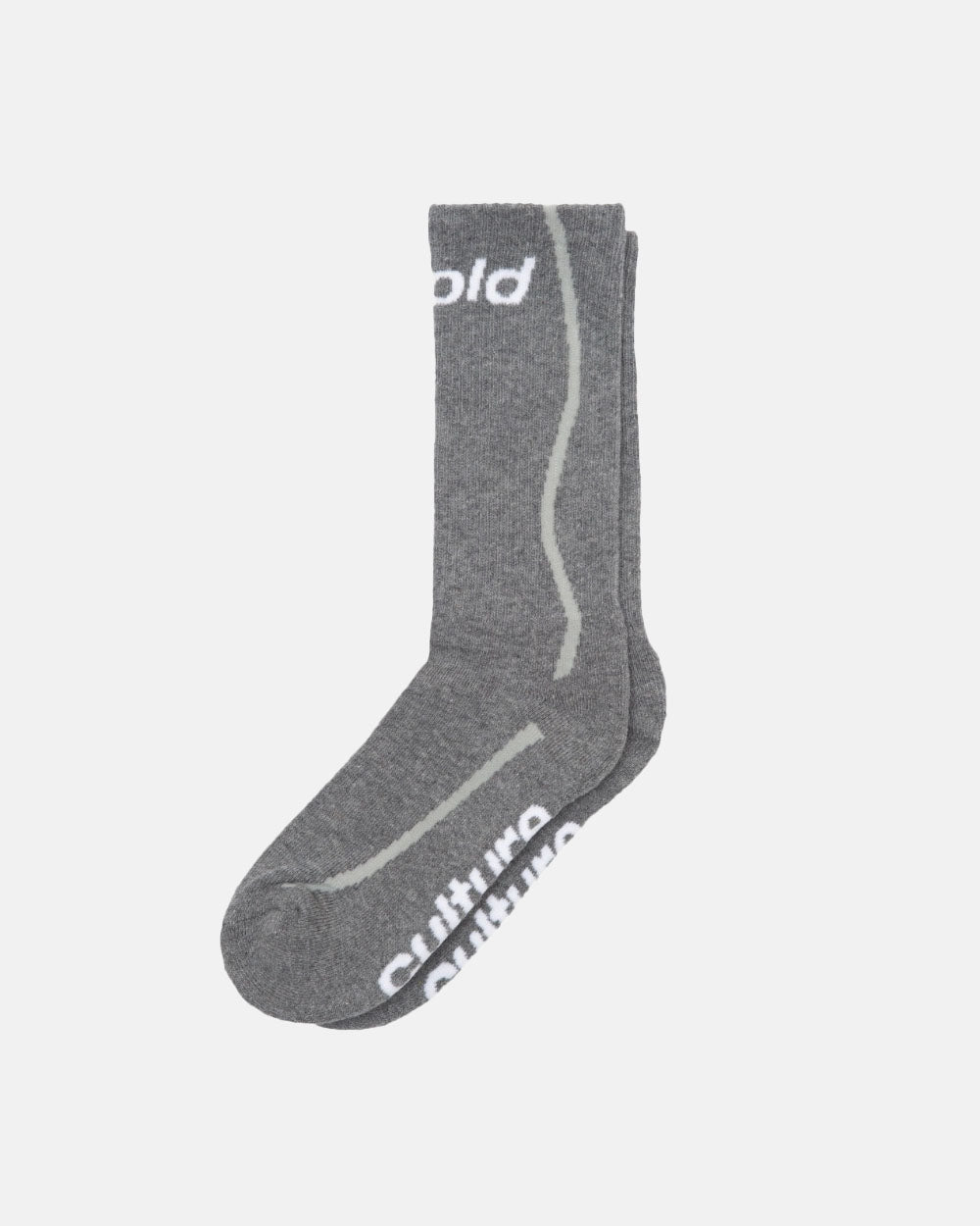 DIVIDED SOCKS DUST GREY - Cold Culture