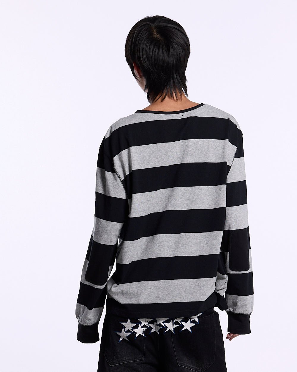 DOCKSIDE TEE GREY STRIPES - Cold Culture #man