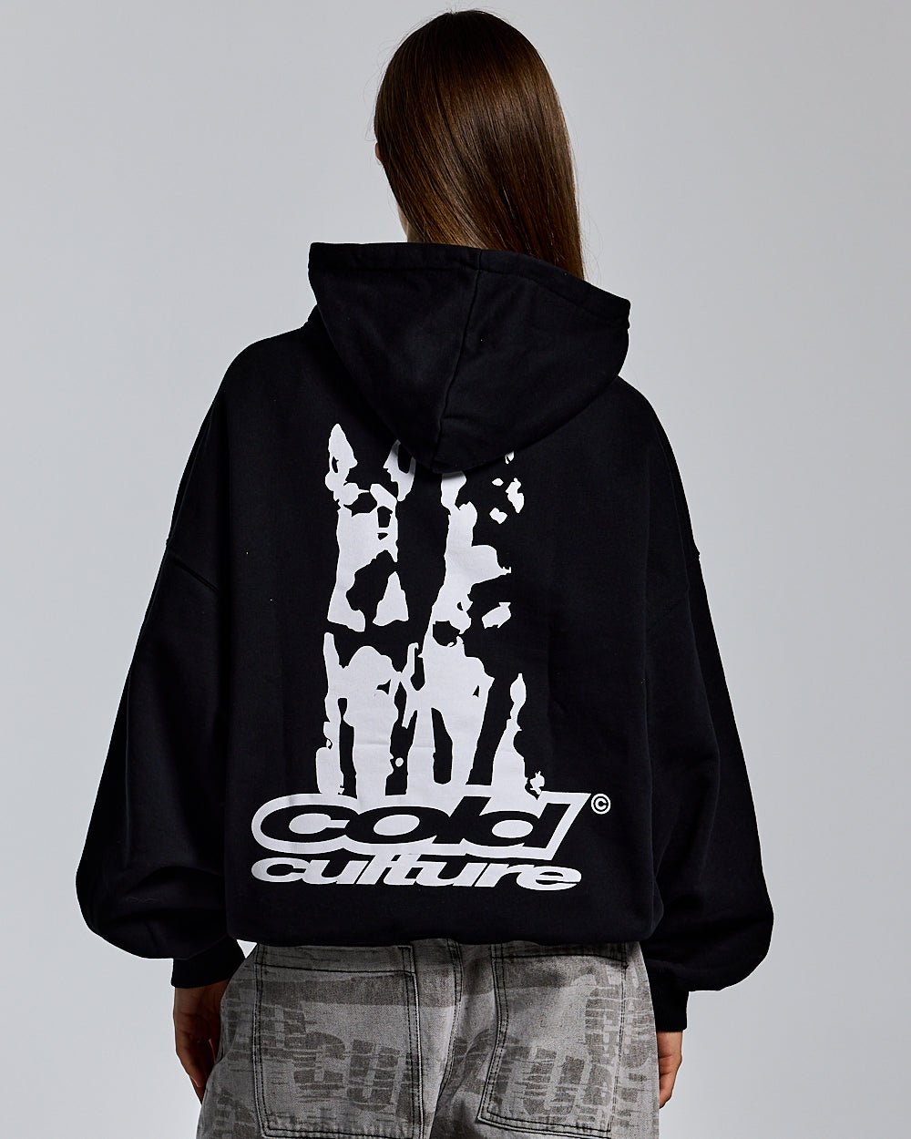 DOGS HOODIE BLACK - COLD CULTURE #woman