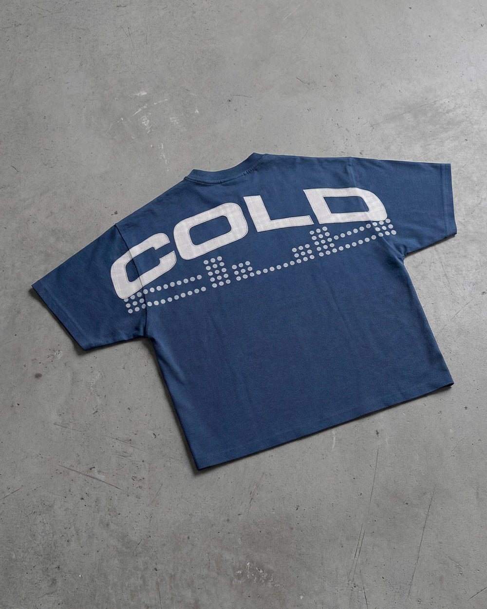 DOTS CLUB TEE BLUE - Cold Culture