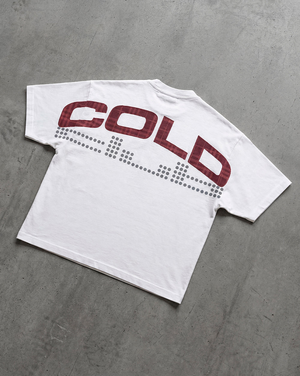 DOTS CLUB TEE LIGHT GREY - Cold Culture