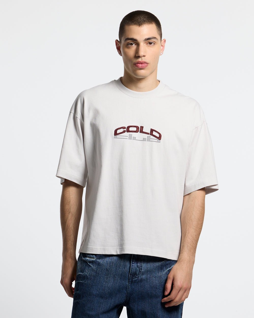 DOTS CLUB TEE LIGHT GREY - Cold Culture #man