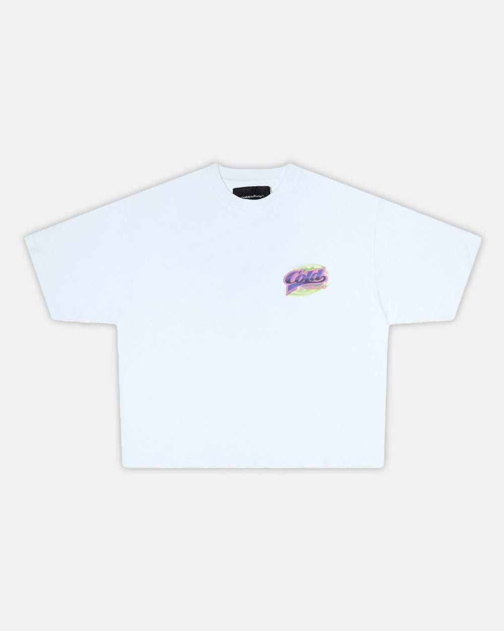 DOUBLE AIRBRUSH COLD TEE WHITE - COLD CULTURE